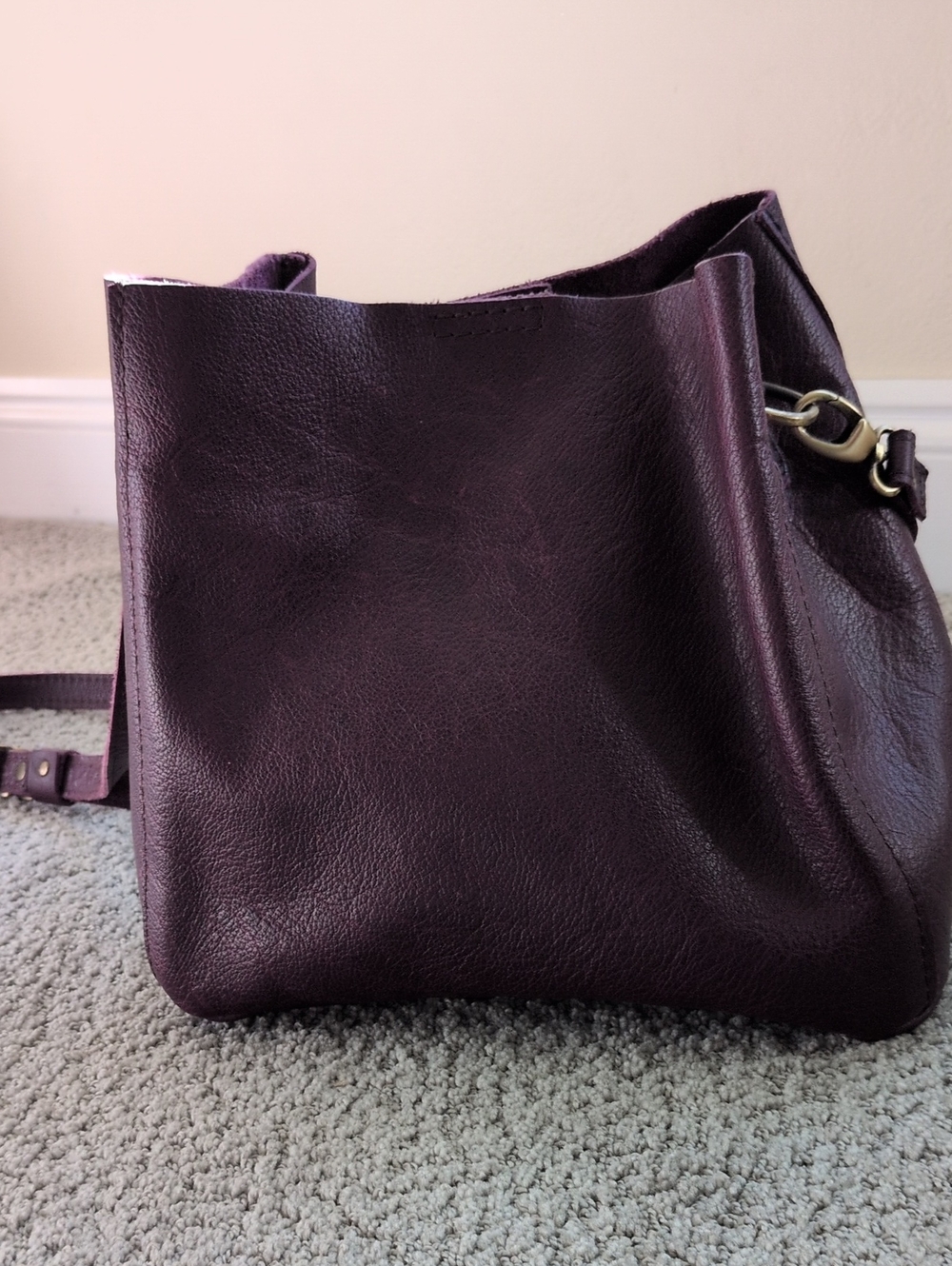 Portland Leather Goods Butterfly Bucket Bag